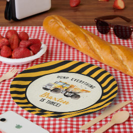 Zona födelsedag i lastbil Pappra Tallrikar