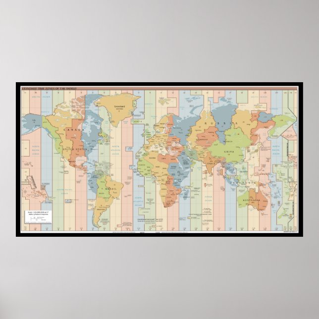 Zona Karta Poster (Framsidan)