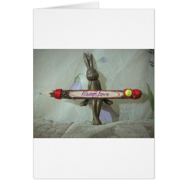 Zona komfort Hakuna Matata Alltid Kärlek Gäller fö Hälsningskort (Framsidan)