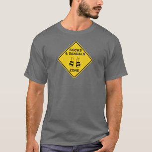 Zona socklar och sandaler t shirt