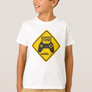 Zona spelaren i fantastisk Videogame Controller T Shirt