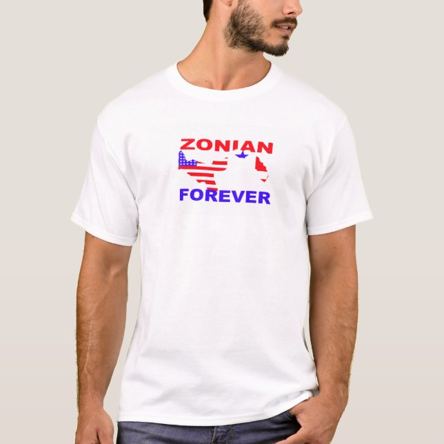 Zonian för evigt t-shirt (Framsida)