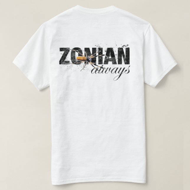 Zonic Alltid med Spider Tee Shirt (Design baksida)