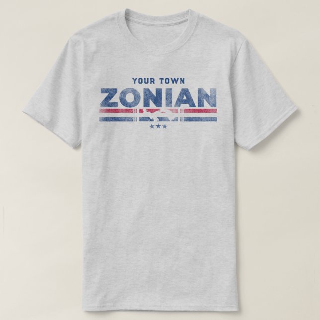 Zoniska (Anpassade) T Shirt (Design framsida)