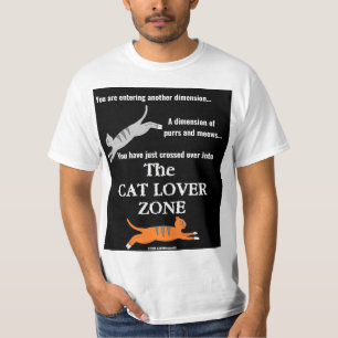 "Zont med katt" Retro Cat Lover T Shirt