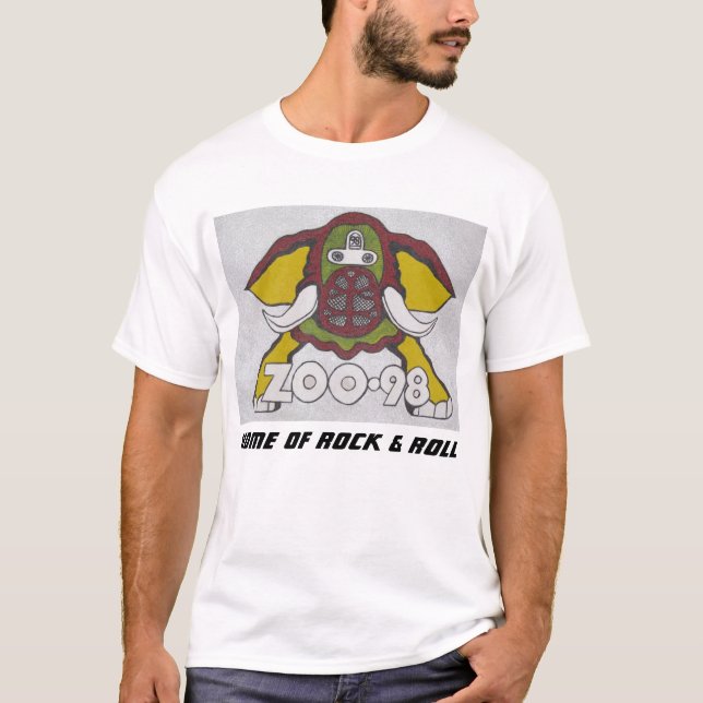 ZOO 98 KZEW. Rock and roll hem. T-Shirt (Framsida)