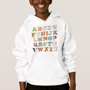 Zoo Animal Alphabet Brev ABCs Learning T Shirt