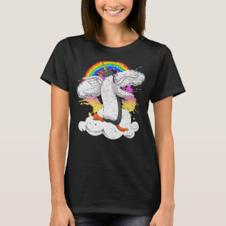 Zoo Animal Bird Penguincorn Rainbow Magic Pengui T Shirt
