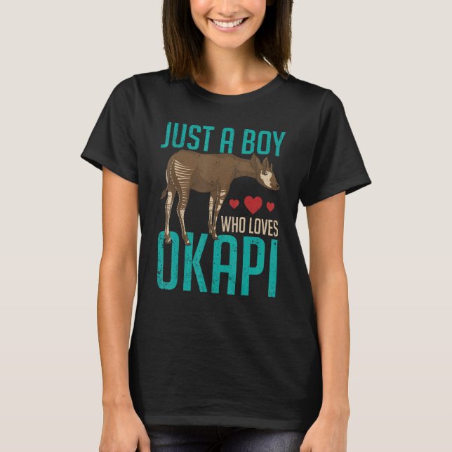 Zoo Animal  Boys Africa Safari Zoo Keeper Cute Oka T Shirt (Framsida)