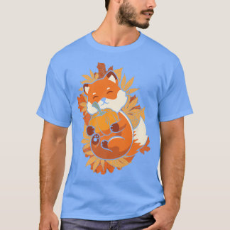 Zoo Animal for Autumn Falling Löv Forest Animal T Shirt