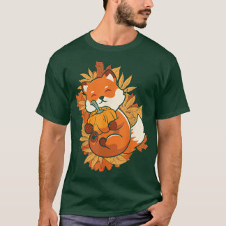 Zoo Animal for Autumn Falling Löv Forest Animal T Shirt