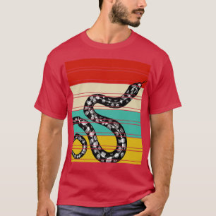 Zoo Animal Reptile Gift Retro Snake T Shirt