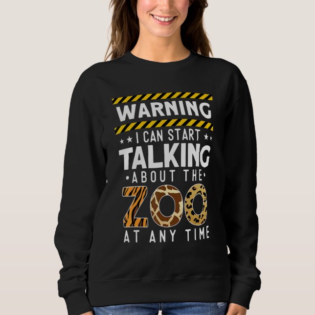 Zoo Animal  Zookeeper T Shirt (Framsida)