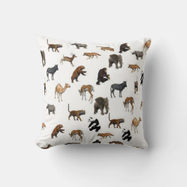 Zoo Animals Cushion Throw Kudde