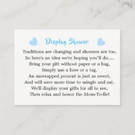 Zoo Animals Cute Baby Shower Visning Shower Tilläggskort