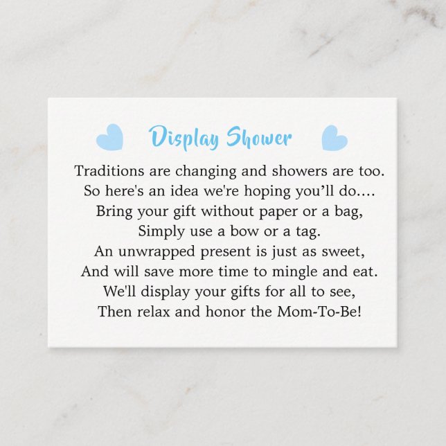 Zoo Animals Cute Baby Shower Visning Shower Tilläggskort (Framsida)