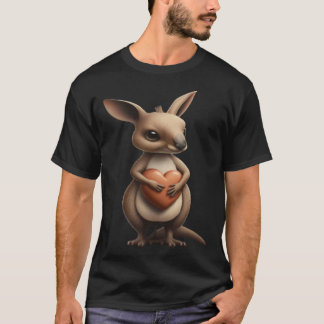 Zoo Animals for Children Cute Kangaroo Australia C T Shirt