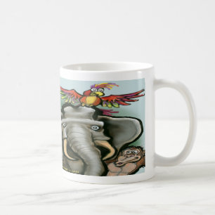 Zoo Animals Kaffemugg