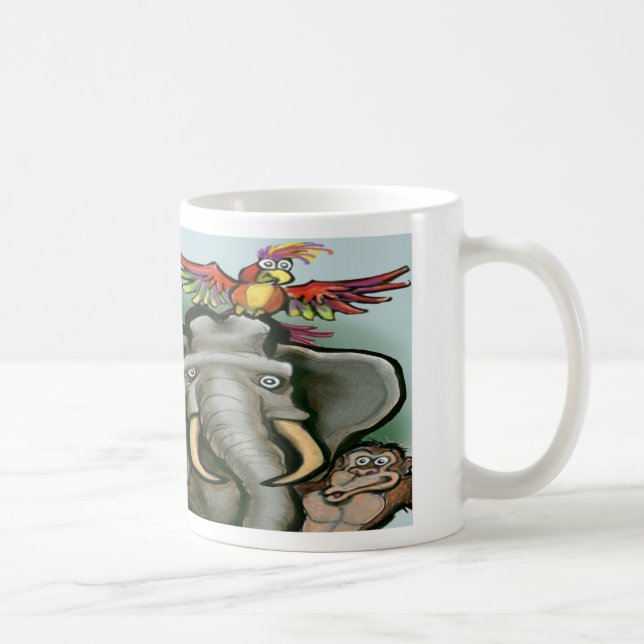 Zoo Animals Kaffemugg (Höger)