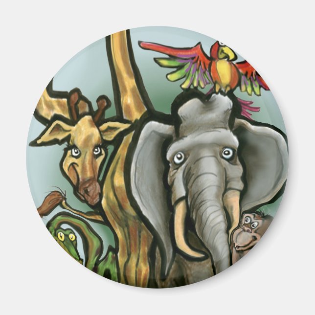 Zoo Animals Magnet (Framsidan)