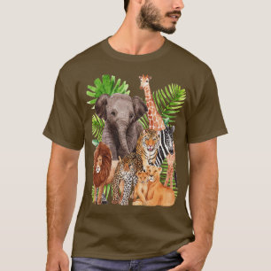 Zoo Animals Safari Jungle Animals Day i Zoo T Shirt