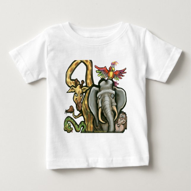Zoo Animals T-shirt (Framsida)