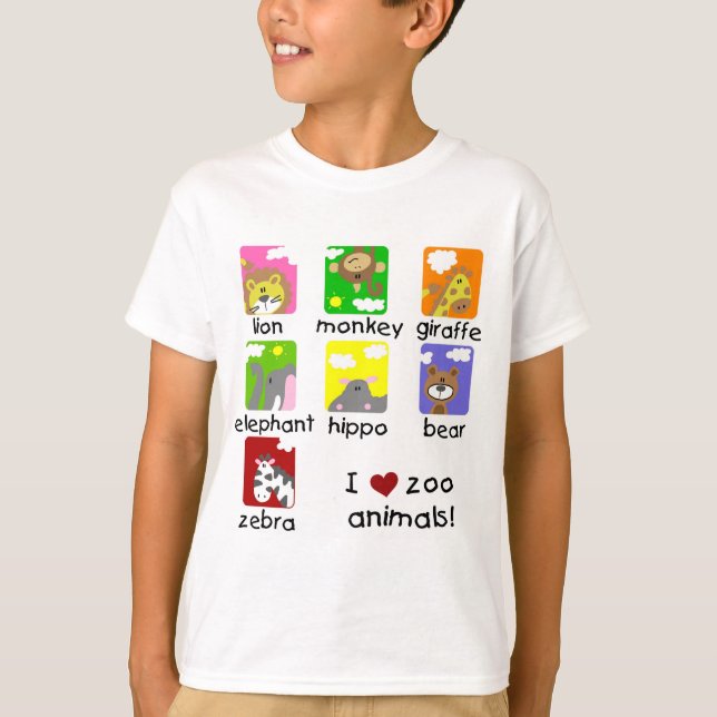 Zoo Animals Tshirts och Gifts (Framsida)