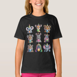 Zoo Animals Wildlife Birthday Party Zoo Day T Shirt