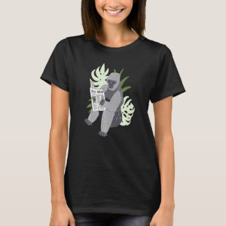 Zoo Ape News Gorilla Boys Graphic Girls Novelty Wo T Shirt