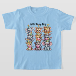 Zoo Birthday Party Animals, Fun Party Animal Squad T Shirt