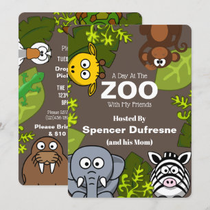 Zoo Child's Playdate Inbjudan