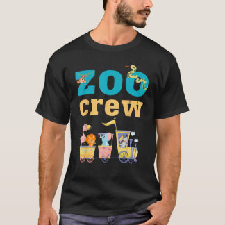 Zoo Crew Djurfamiljens resa Zoo besökare Vilda dju T Shirt