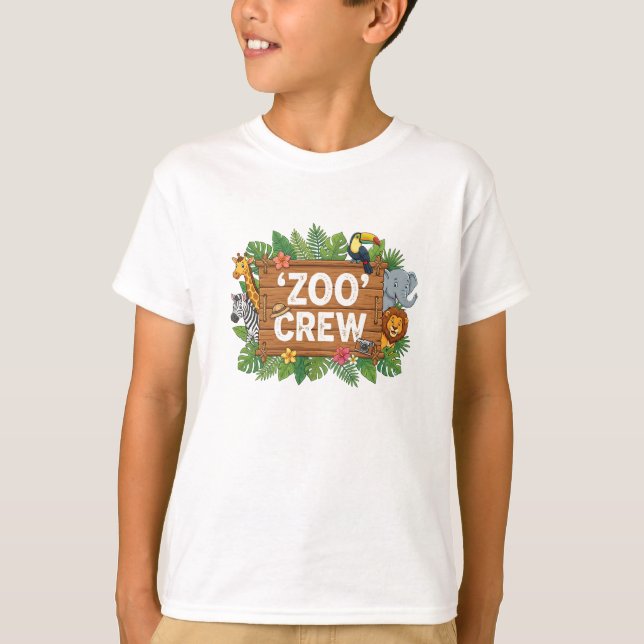 Zoo Crew Matching Family Matching, Mama Brother T Shirt (Framsida)