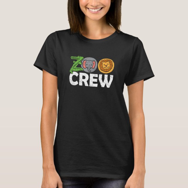 Zoo Crew Resa Visitor Group Outfit Afrika Ani T Shirt (Framsida)
