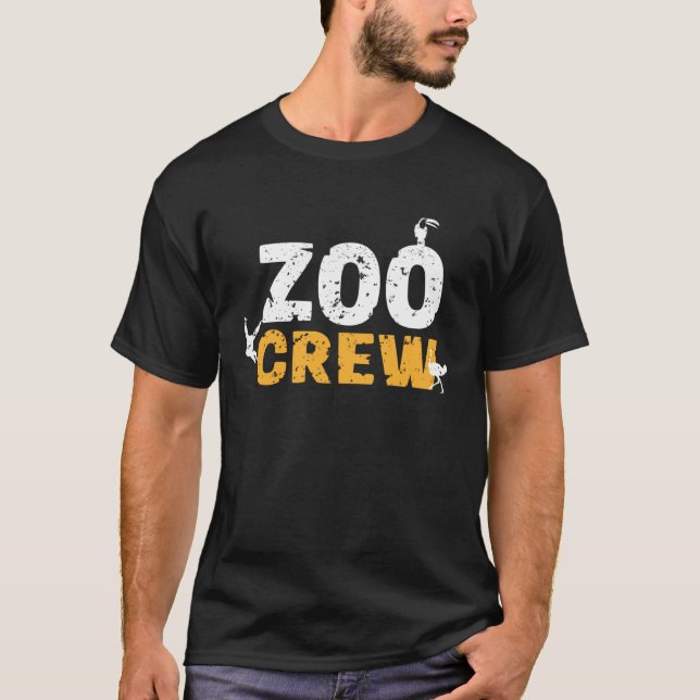 Zoo Crew Safari Squad Team Zoologist Keeper Kid Re T Shirt (Framsida)