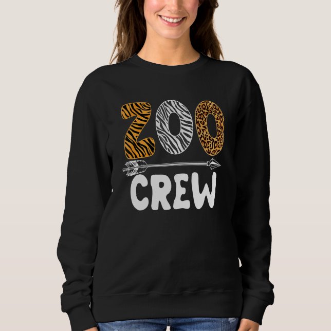 Zoo Crew Safari Squad Zookeeper Animal Zoogoer 1 T Shirt (Framsida)