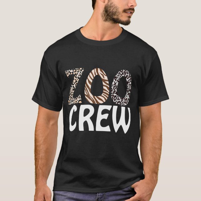 Zoo Crew Safari Zoologist Animals 1 T Shirt (Framsida)