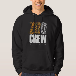 Zoo Crew Safari Zoologist Animals Hoodie