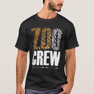 Zoo Crew Safari Zoologist Animals T Shirt