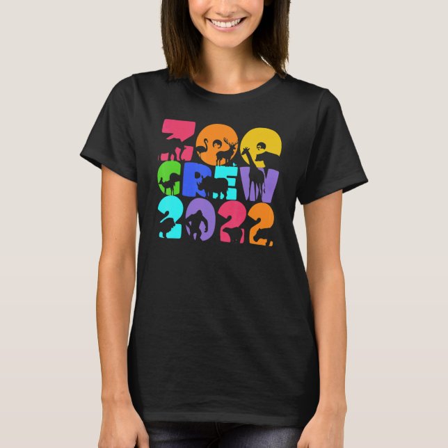 Zoo Crew Zookeeper Safari Wildlife Animal Costume T Shirt (Framsida)