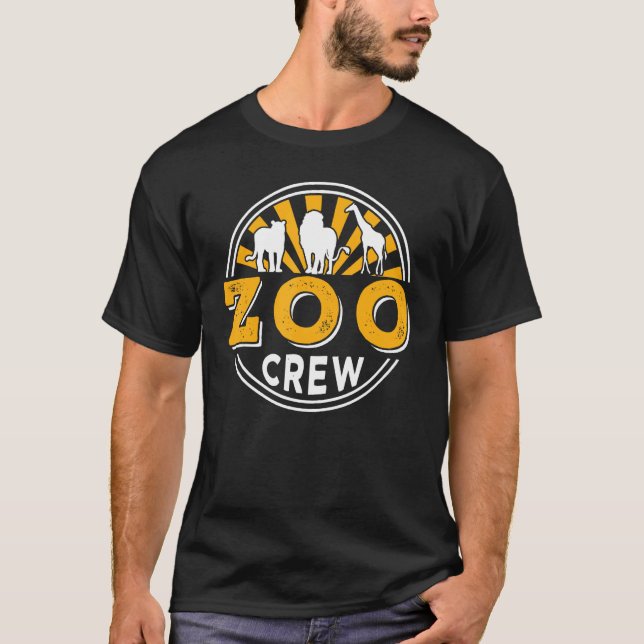 Zoo Crew Zookeepping Keeping Job Zookeeper Zoo Kee T Shirt (Framsida)