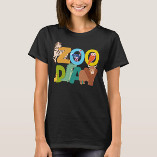 Zoo Day Family, First Zoo Fält Resa Safari Squad T Shirt