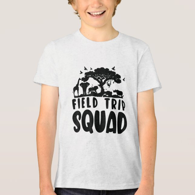 Zoo Fält Resa Shirt for Teacher, Studenter Chaper T (Framsida)