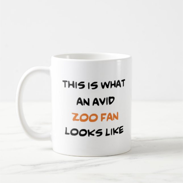 zoo fläkt, levande kaffemugg (Vänster)