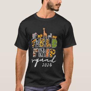 Zoo Giraff Crew Safari Djur Zoo Vakt Barn Fält T Shirt