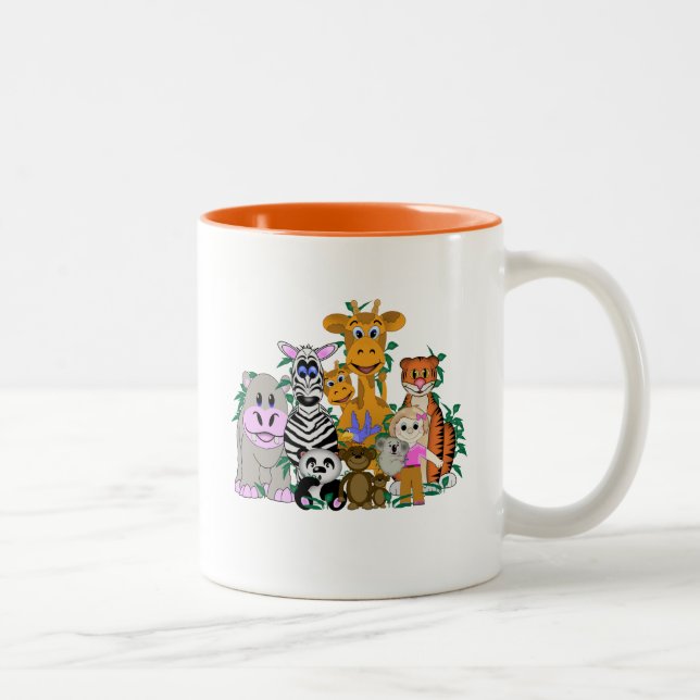 ZOO Girl Två-Tonad Mugg (Höger)