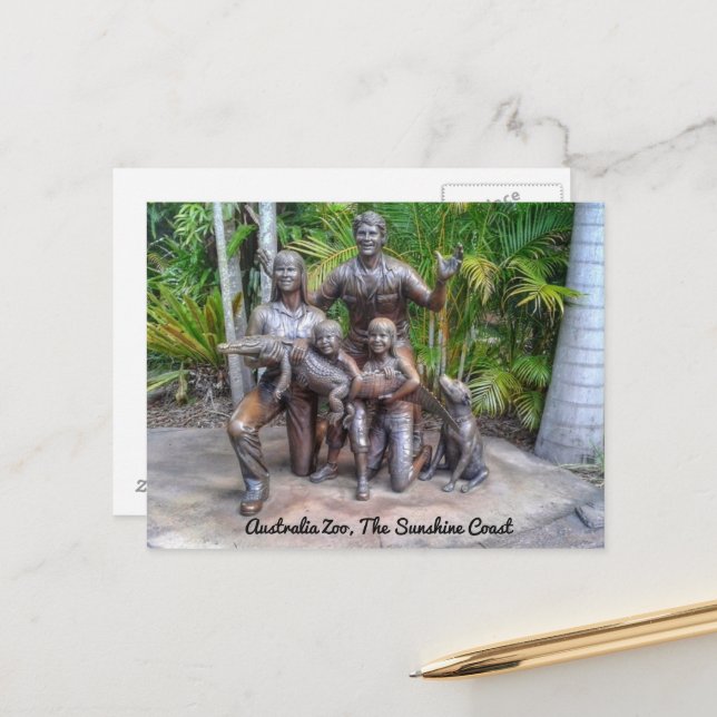 Zoo i Sunshine Kusten Australia Vykort (Fram/Back In Situ)