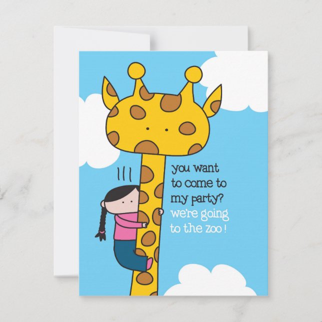 Zoo - inbjudan (Framsida)