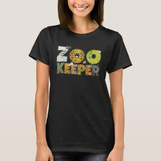 Zoo Keeper African Savanna Wildlife Animal Print T Shirt