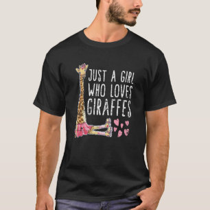 Zoo Keeper Animal Lover Women Gift Giraffe T Shirt